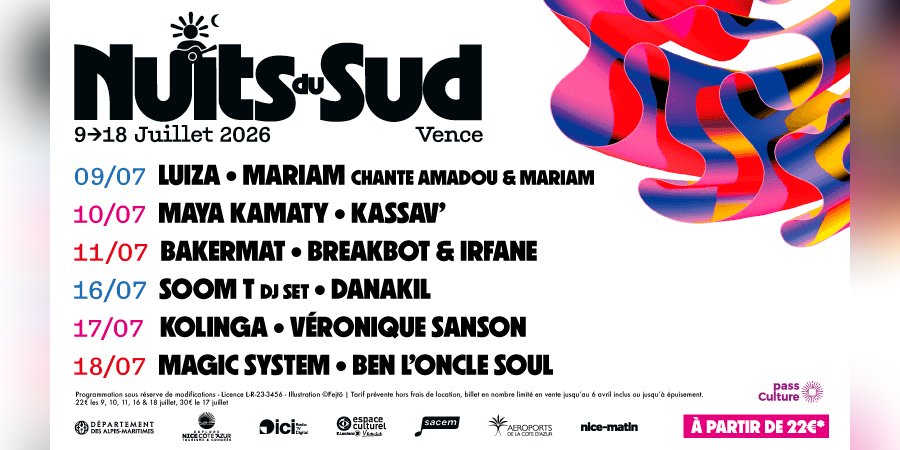 FESTIVAL NUITS DU SUD - 2026