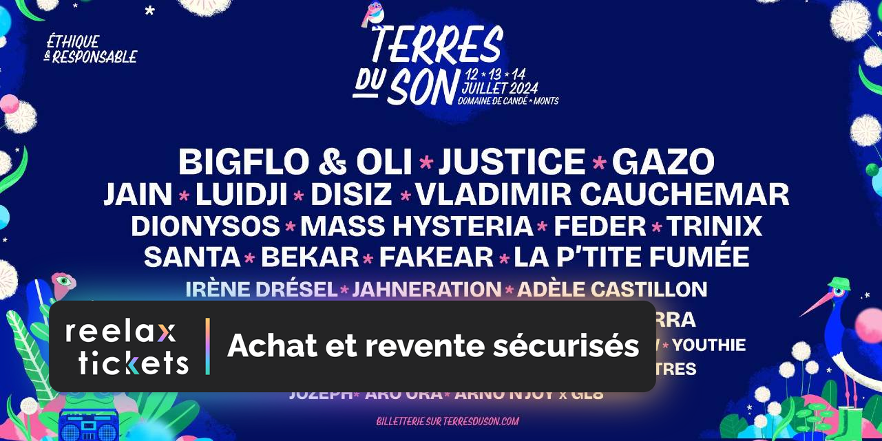 Terres du Son 2024 Achat et revente de billets