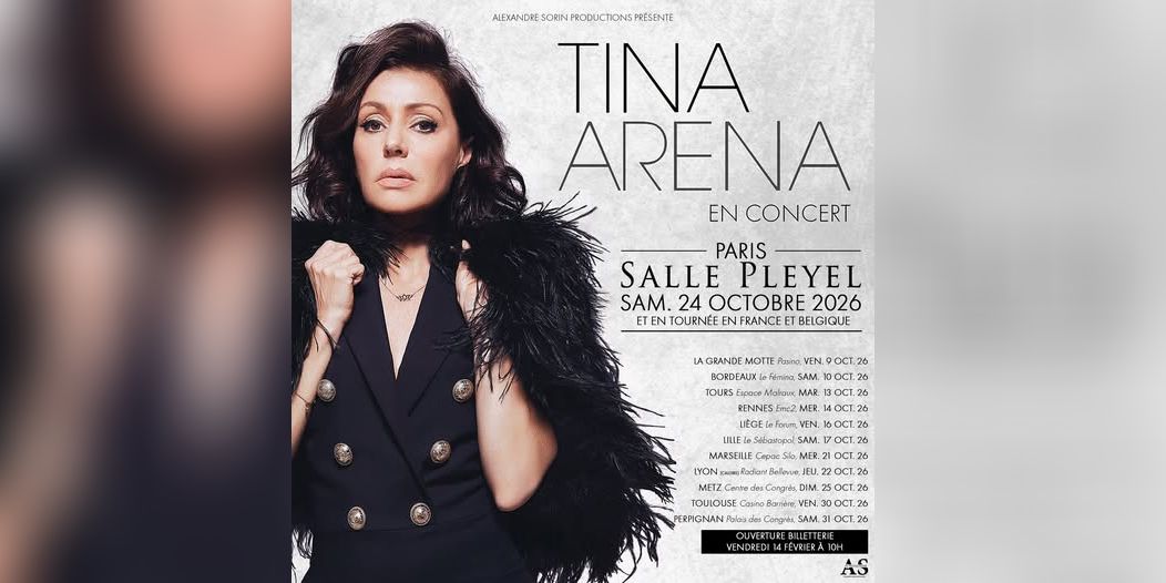 TINA ARENA - La Salle Pleyel